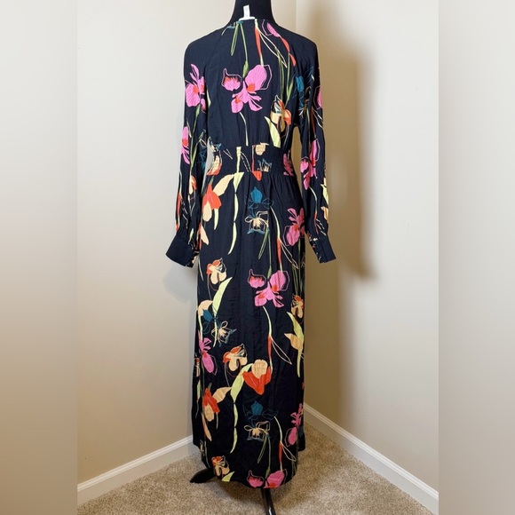 🌸 Leith Floral Button-Front Midi Dress | Size Small - Picture 6 of 11
